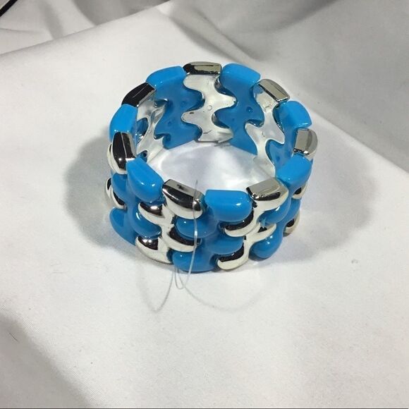 Expandable Geometric Beaded Bracelet (UC3) - Picture 1 of 7